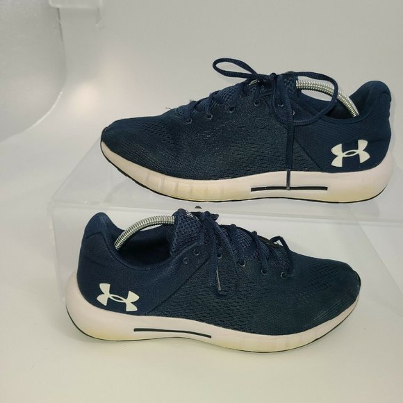 Under Armour Mens Micro G‎ Pursuit 3020219-400 Blue Running Shoes Sneakers 11 4E main image 6